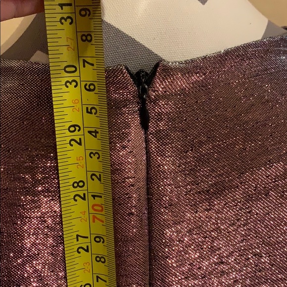 Metallic pink silver FOREVER 21 Party Dress SMALL - Picture 7 of 8